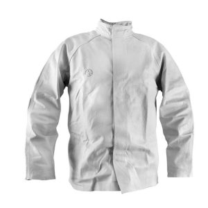 Chaqueta de Cuero Soldador Con Velcro Kevlar