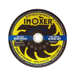 Disco De Corte INOXER® de 9 x 2 Mm Inoxidable