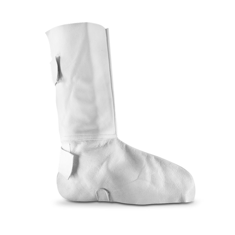Polaina de Cuero Soldador Con Velcro Kevlar
